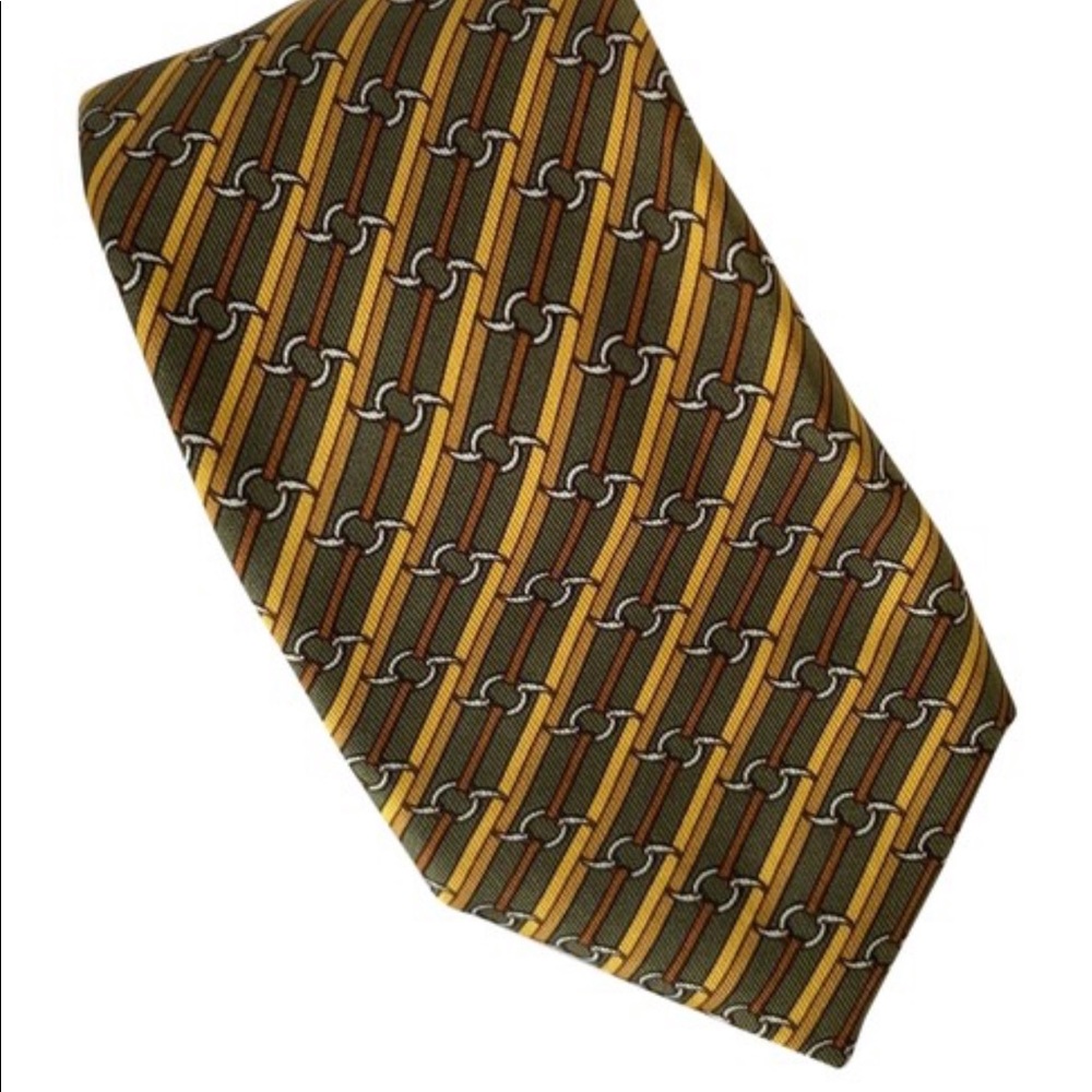 Men’s Hermès silk tie